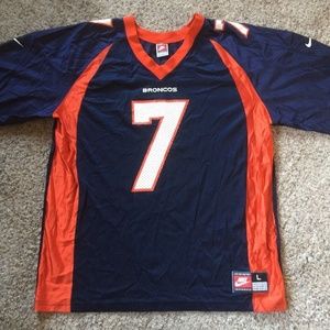 Vintage John Elway #7 Denver Broncos blue new Nike